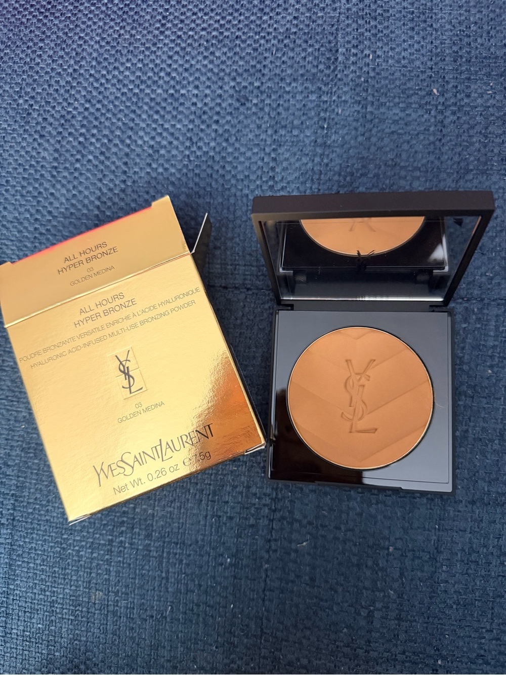 BNIB YSL Beauty All Hours Hyper Bronze Powder - Golden Medina